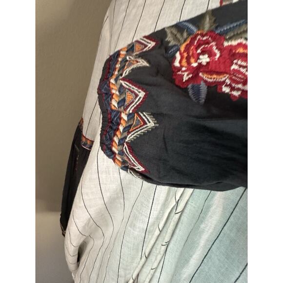 Kyla Sero Women S Handmade Tunic Limited Embroidered peasant Aztec cottage - Picture 13 of 15